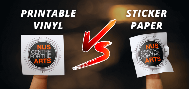 Printable Vinyl Vs. Sticker Paper What's The Difference