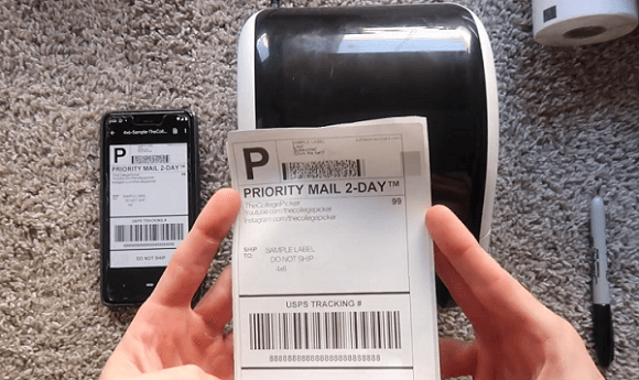 how to Test the shipping Label