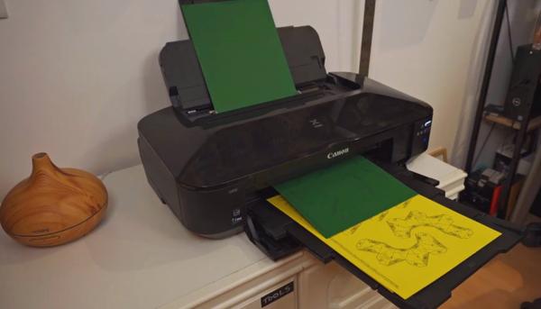 how to Put the paper into the printer
